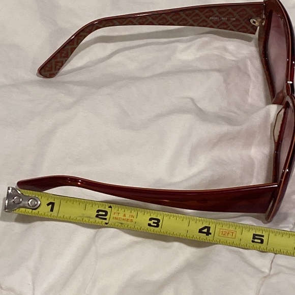 FENDI sunglasses ?️ made in Italy FS347 615 burgundy color main image 12